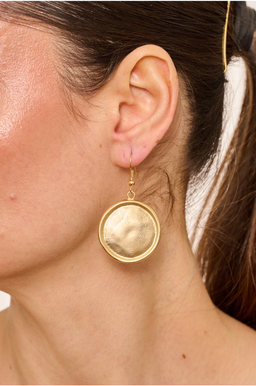 Kiraz Gold Plated Earring