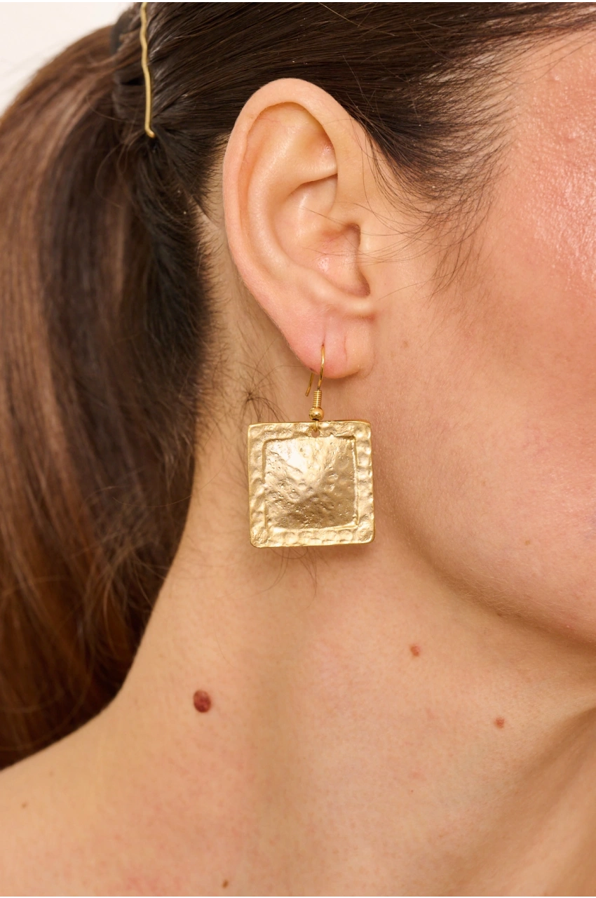 Kiraz Gold Plated Earring