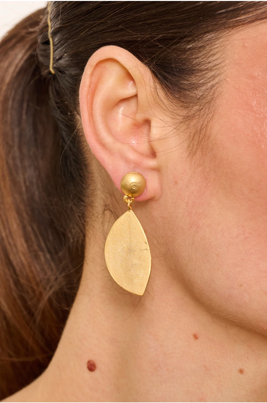 Kiraz Gold Plated Earring