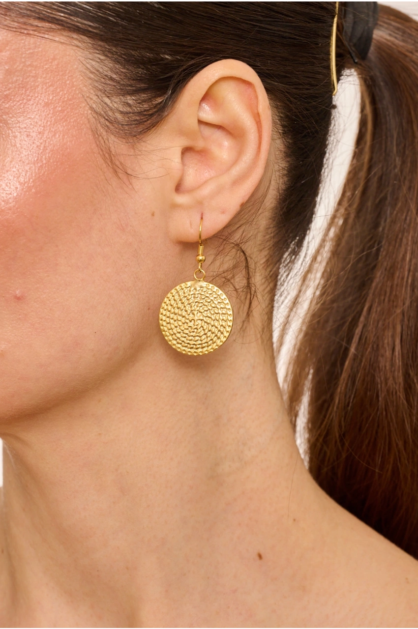 Kiraz Gold Plated Earring