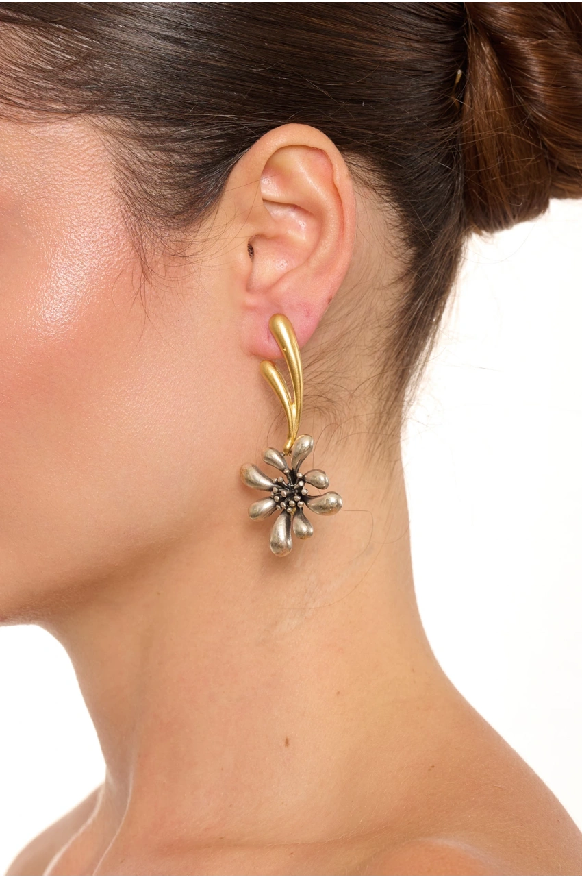 Kiraz Gold Plated Earring