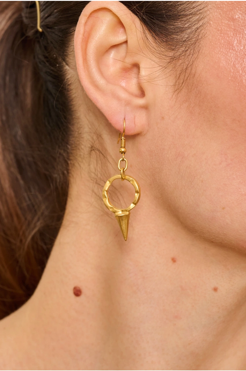 Kiraz Gold Plated Earring