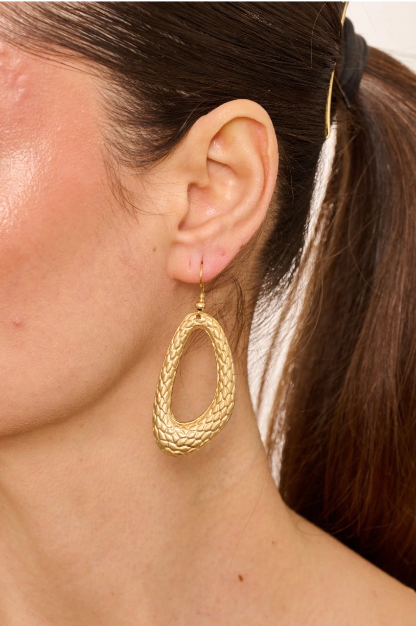 Kiraz Gold Plated Earring
