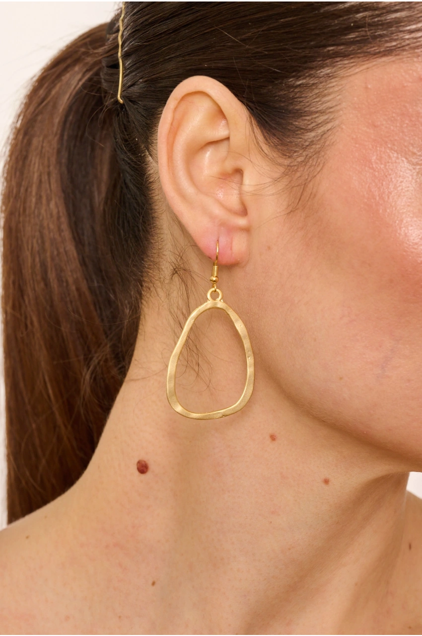 Kiraz Gold Plated Earring