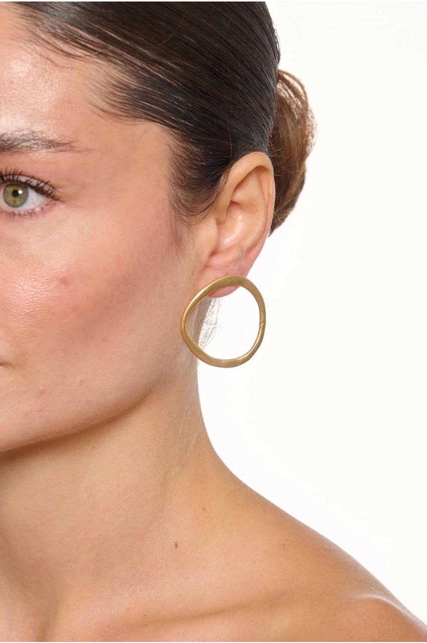 Kiraz Gold Plated Earring