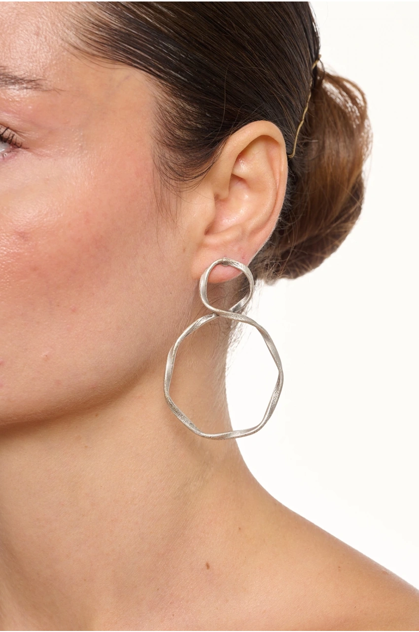 Kiraz Silver Plated Earring