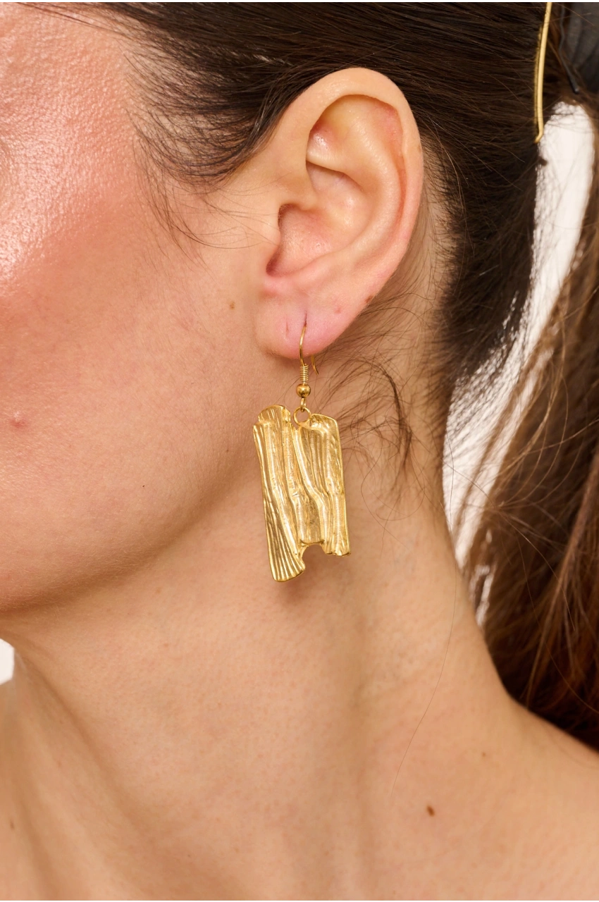 Kiraz Gold Plated Earring