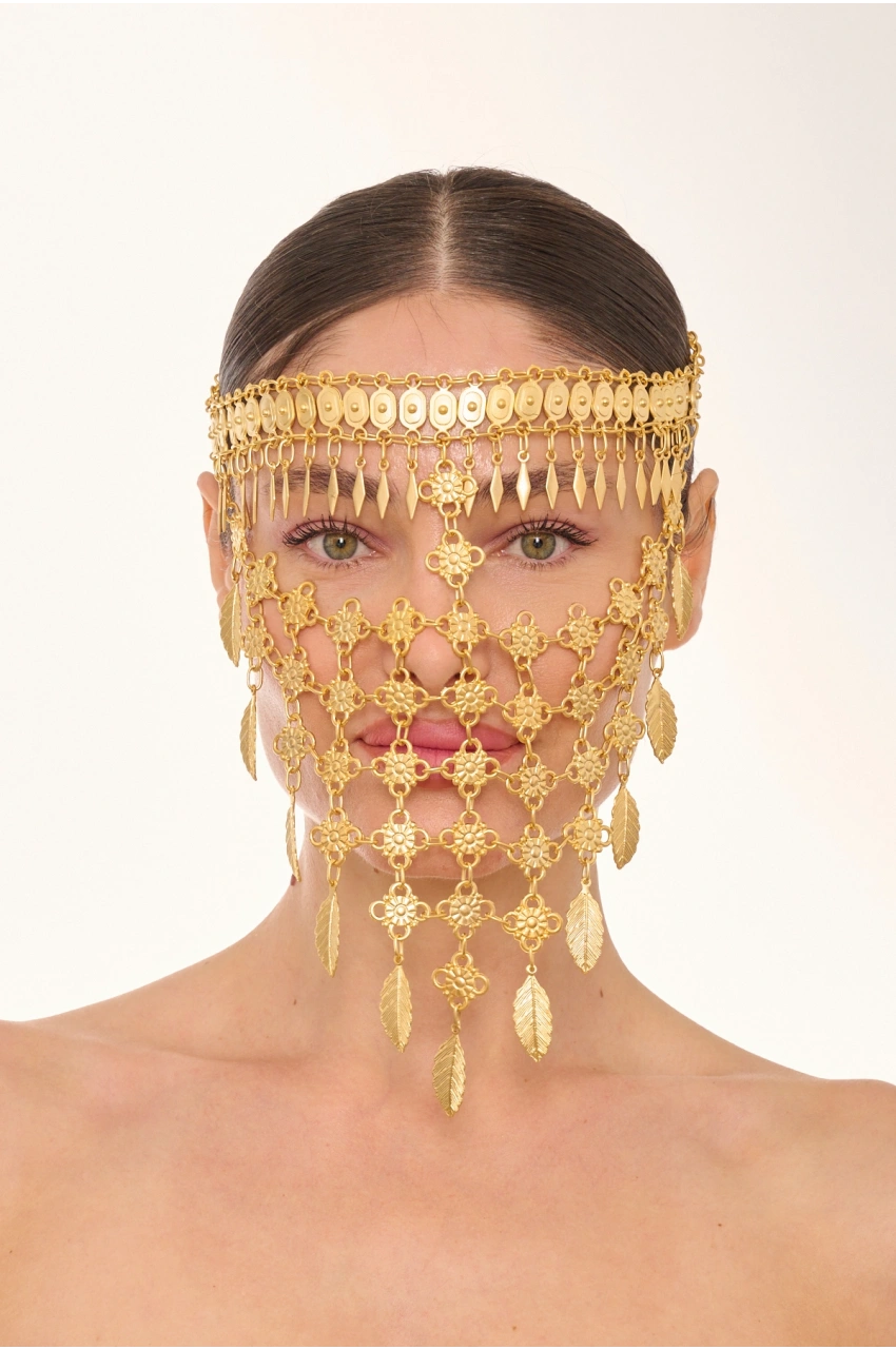 Kiraz Gold Plated Head Accessory