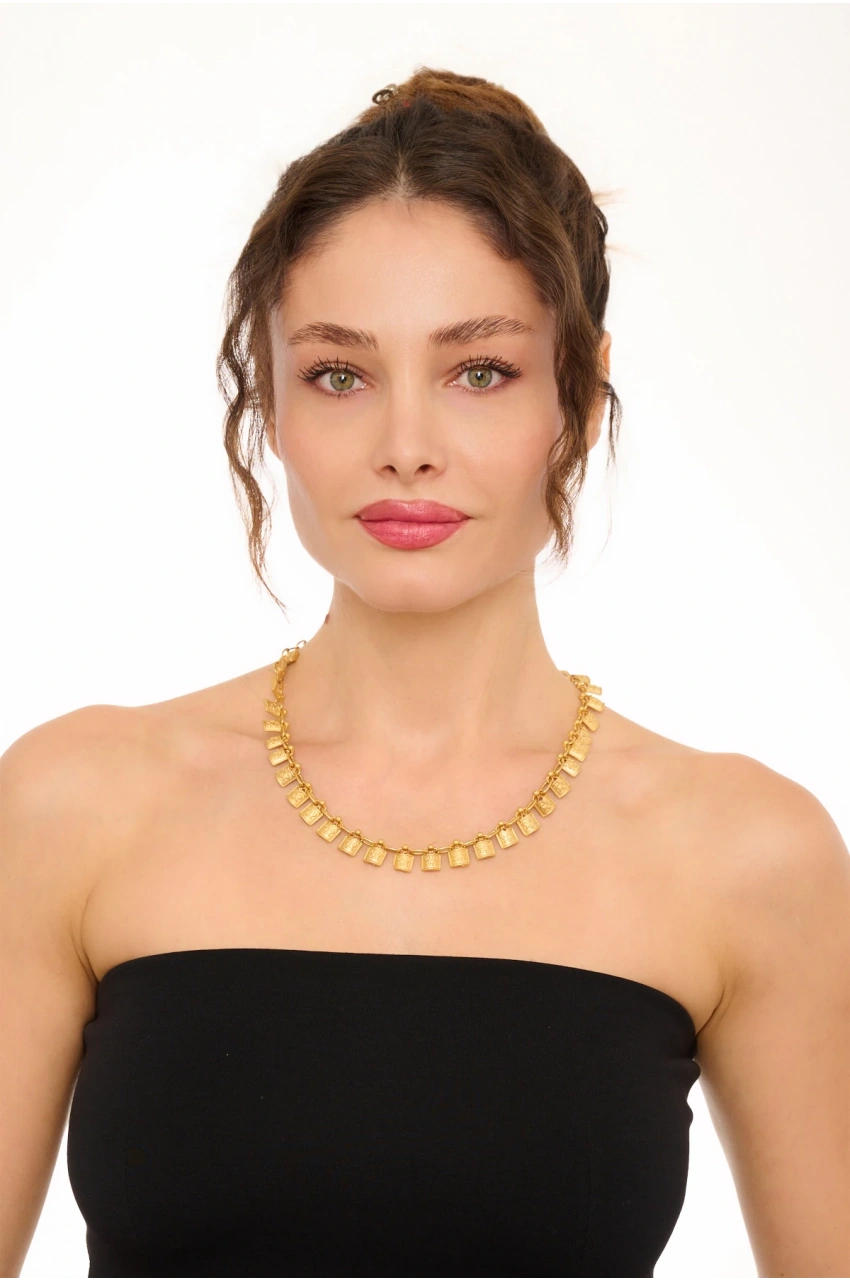 Kiraz Gold Plated Necklace