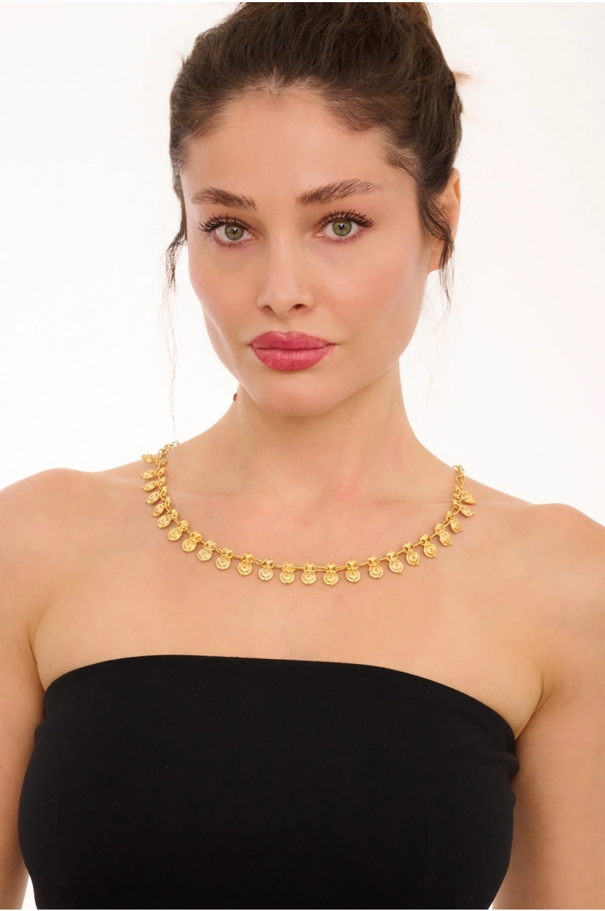 Kiraz Gold Plated Necklace