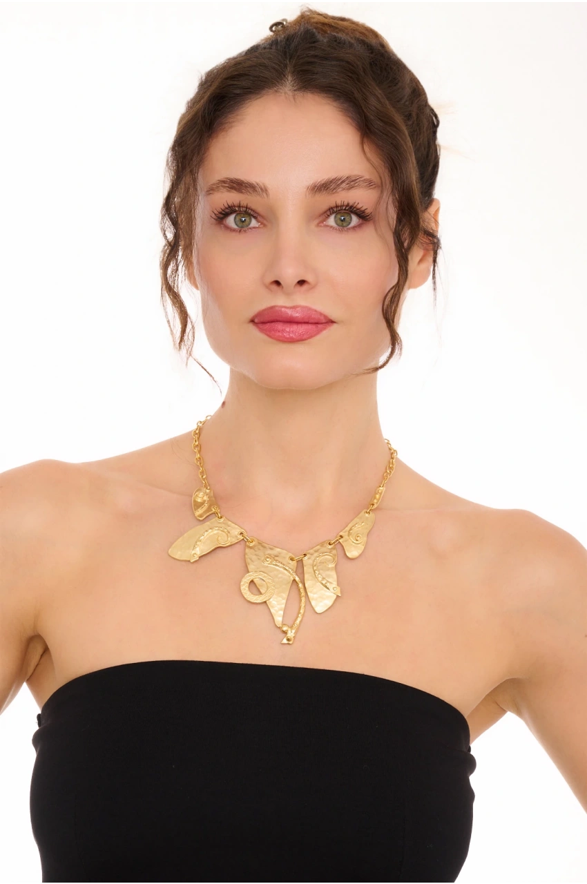 Kiraz Gold Plated Necklace