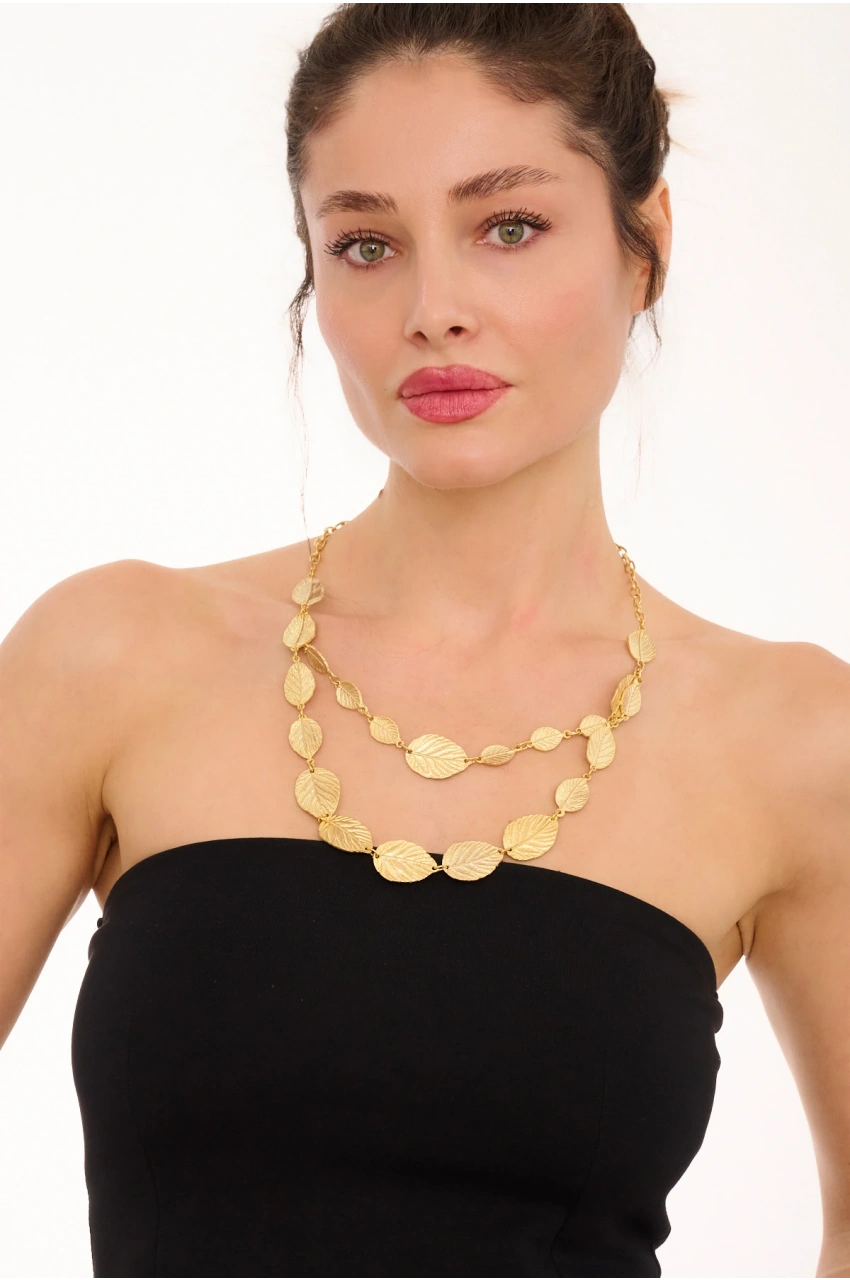 Kiraz Gold Plated Necklace