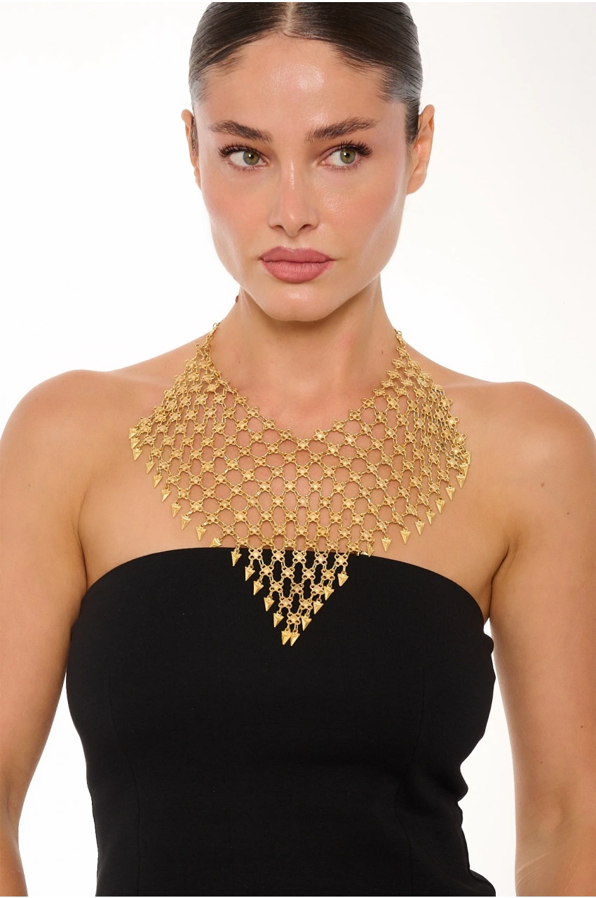 Kiraz Gold Plated Necklace