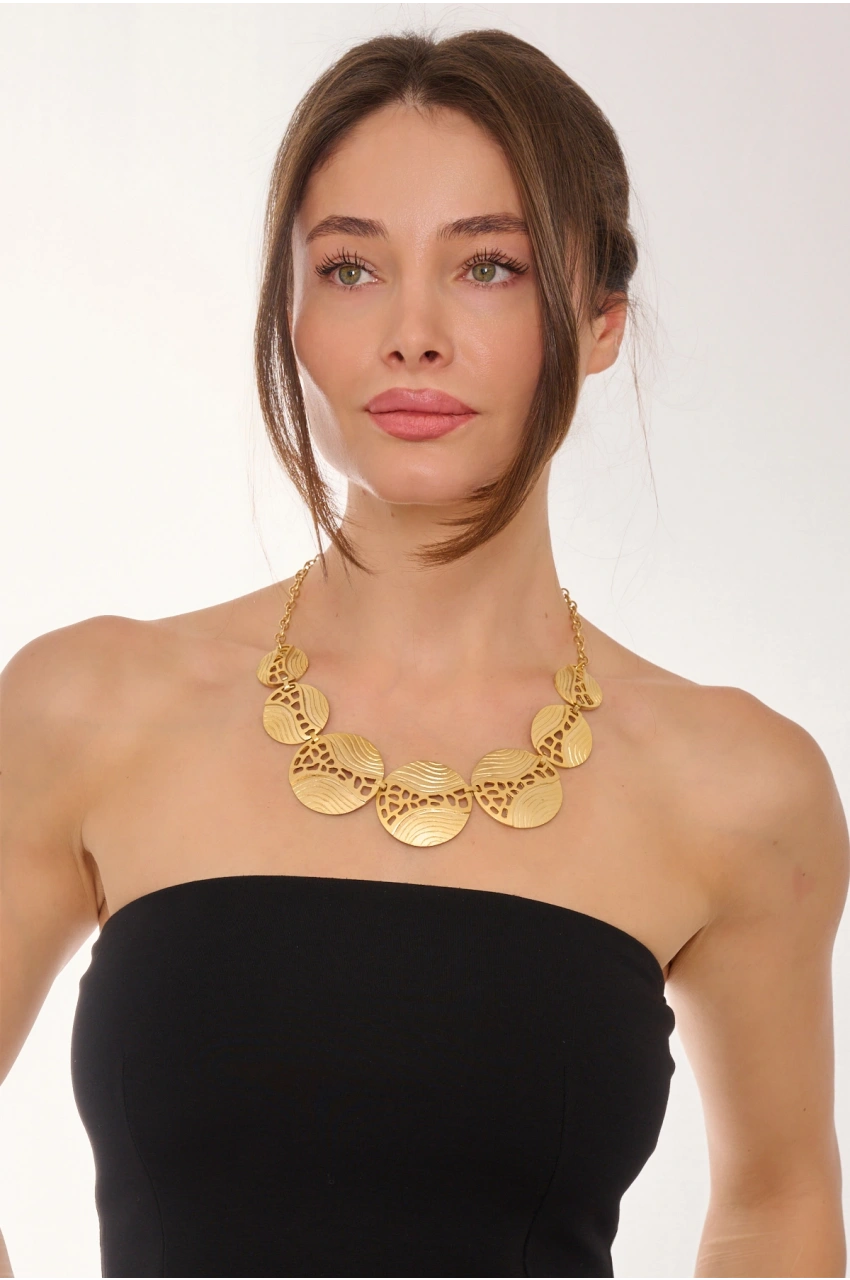 Kiraz Gold Plated Necklace