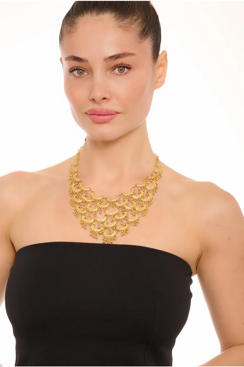 Kiraz Gold Plated Necklace