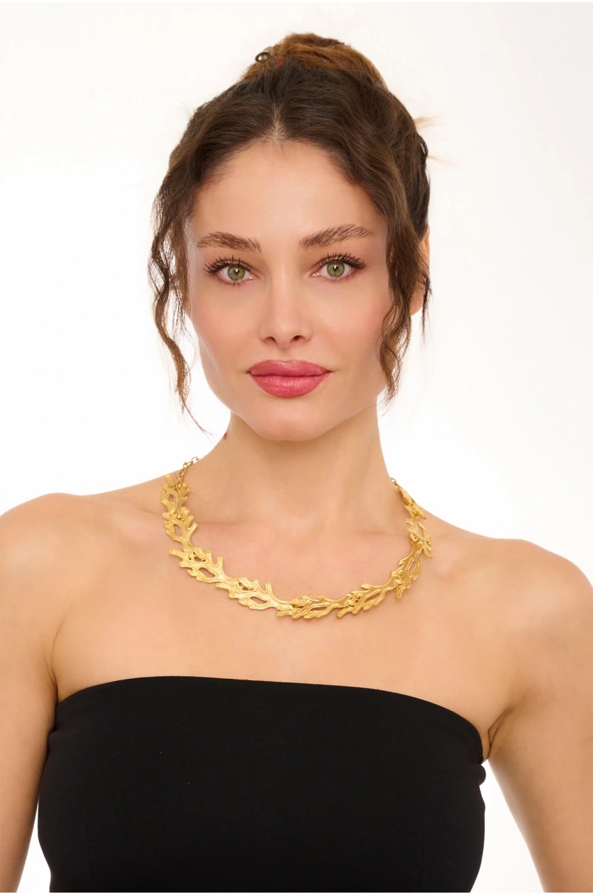 Kiraz Gold Plated Necklace