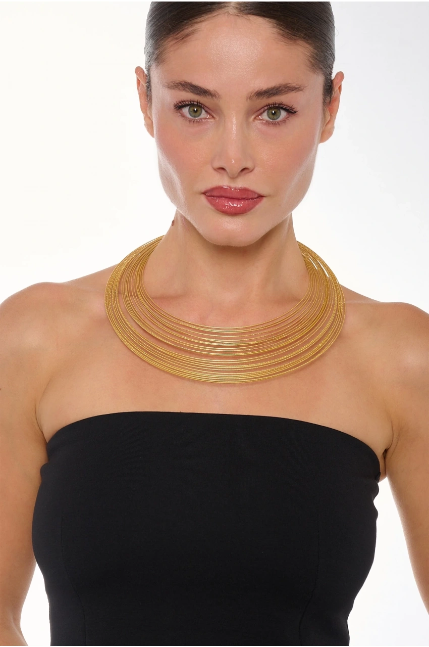 Kiraz Gold Plated Necklace