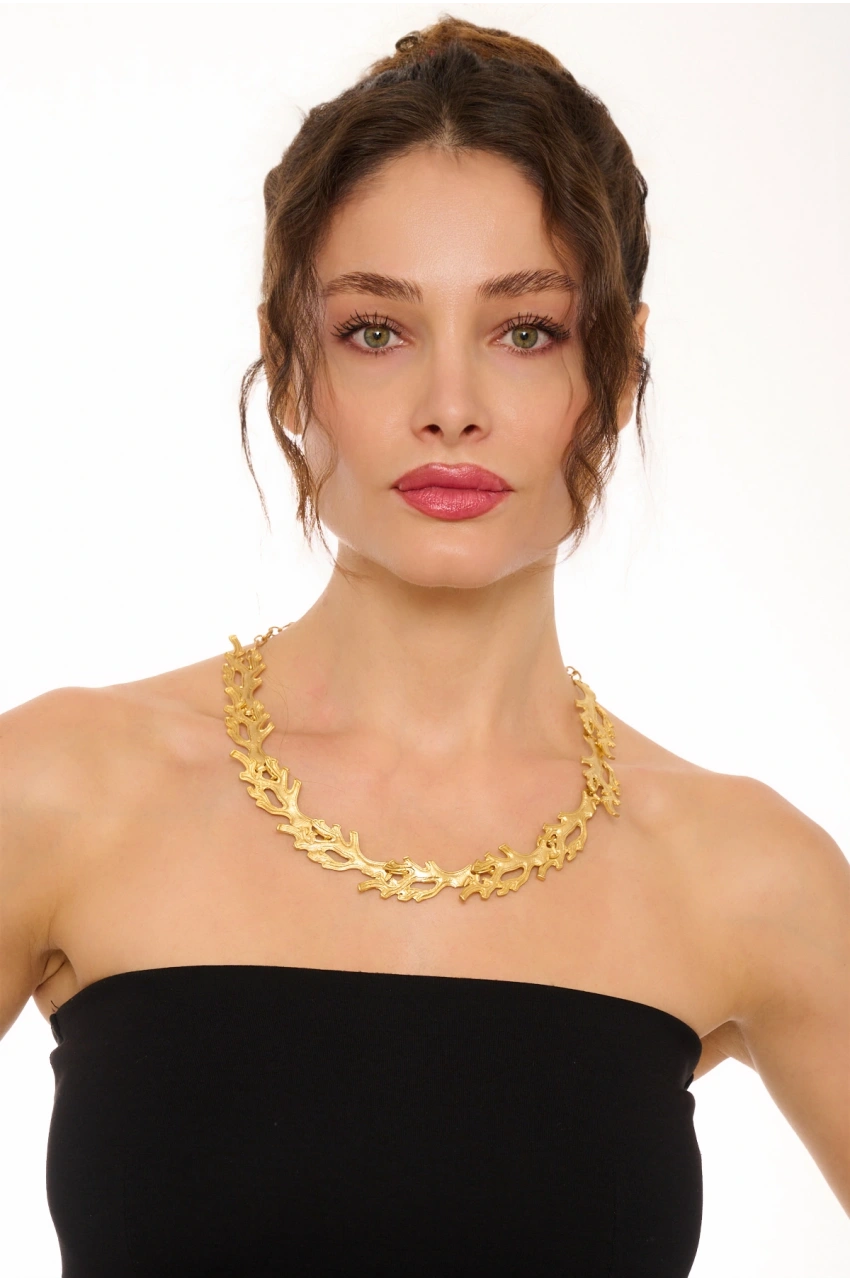 Kiraz Gold Plated Necklace