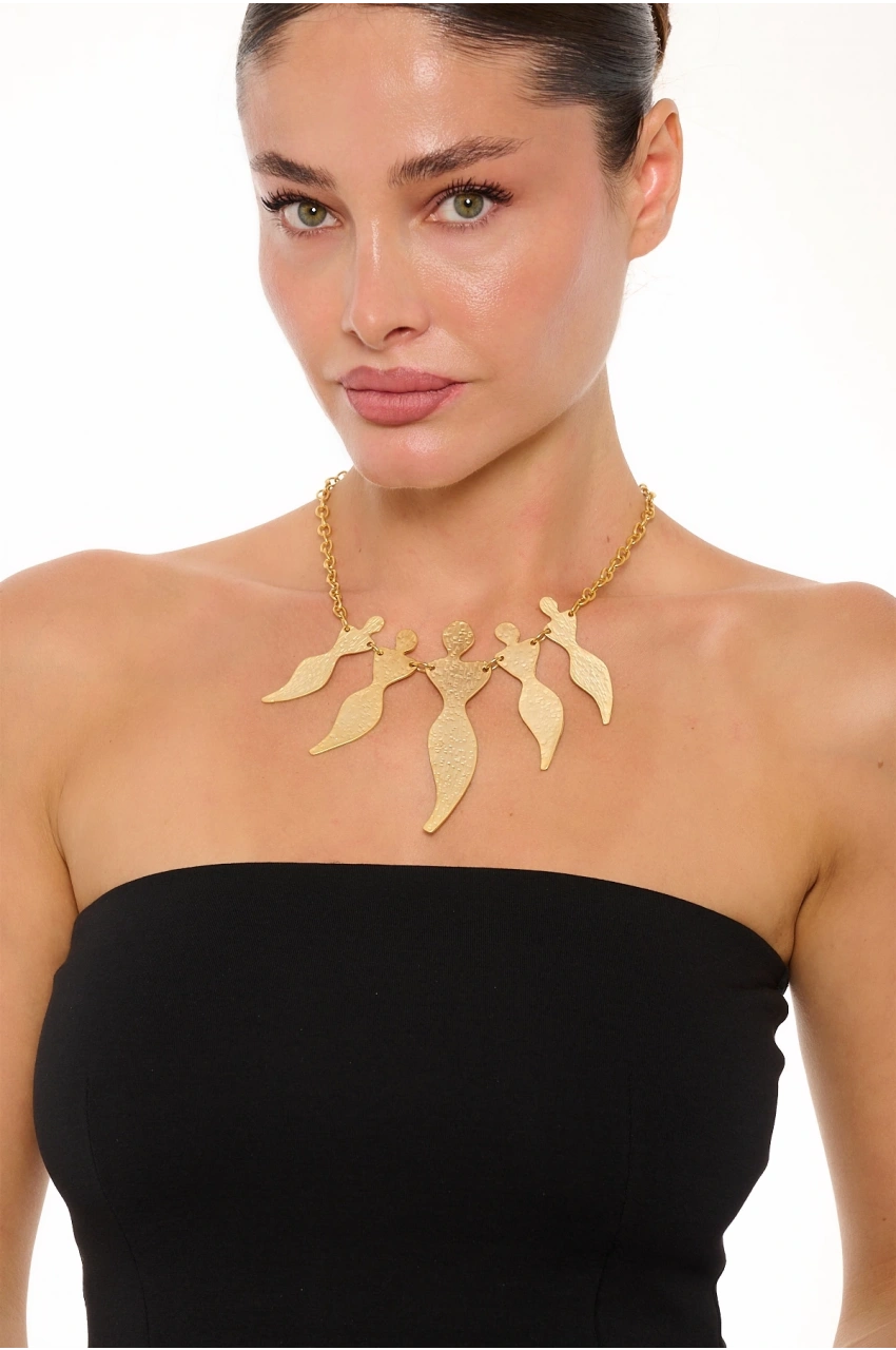 Kiraz Gold Plated Necklace