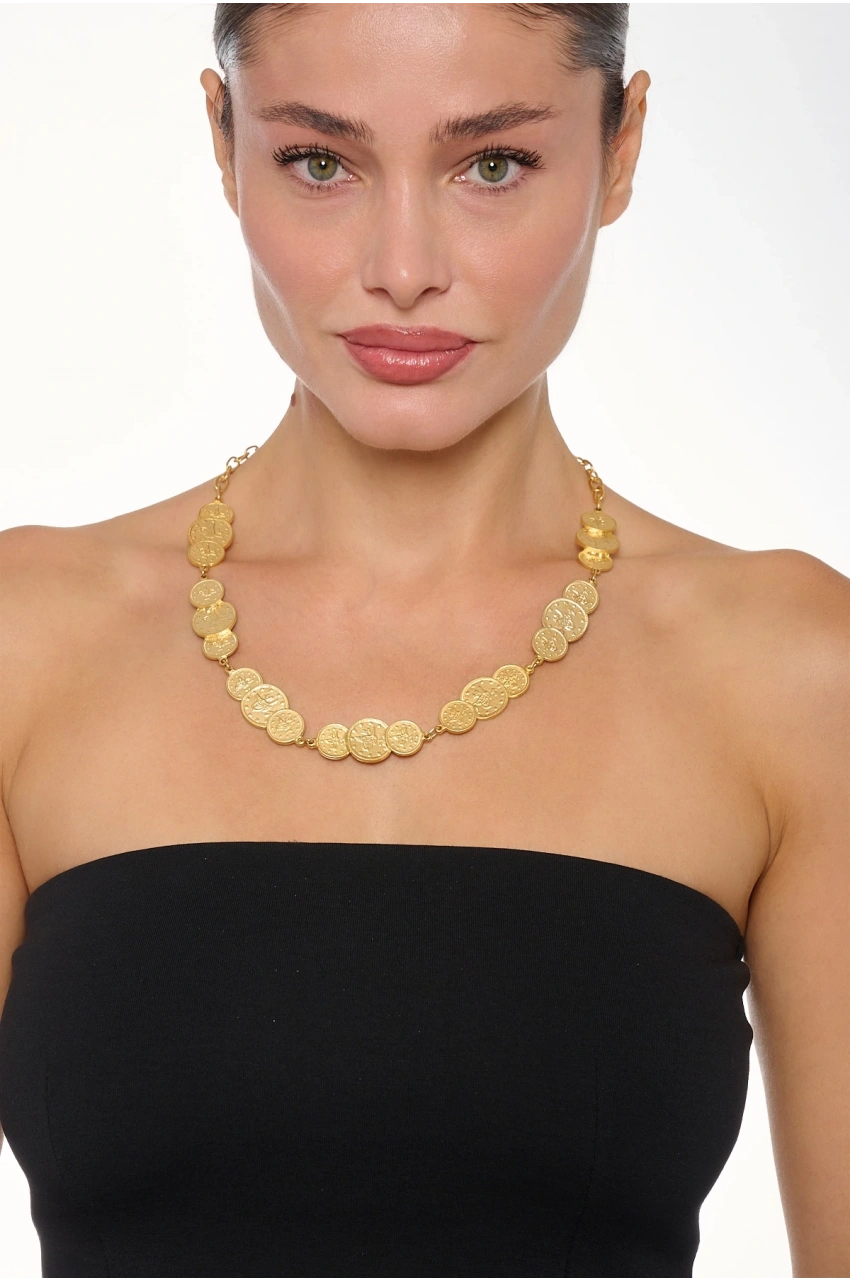 Kiraz Gold Plated Necklace