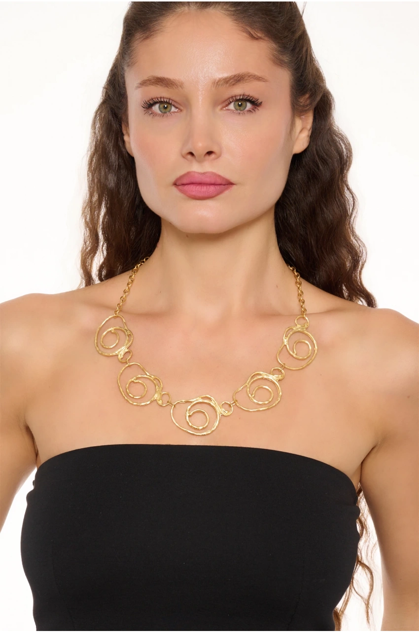 Kiraz Gold Plated Necklace