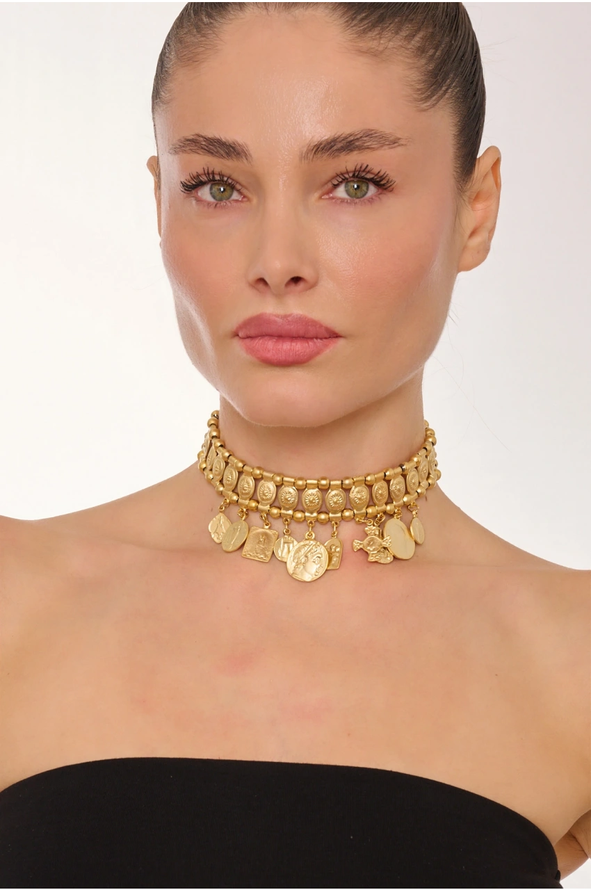 Kiraz Gold Plated Necklace