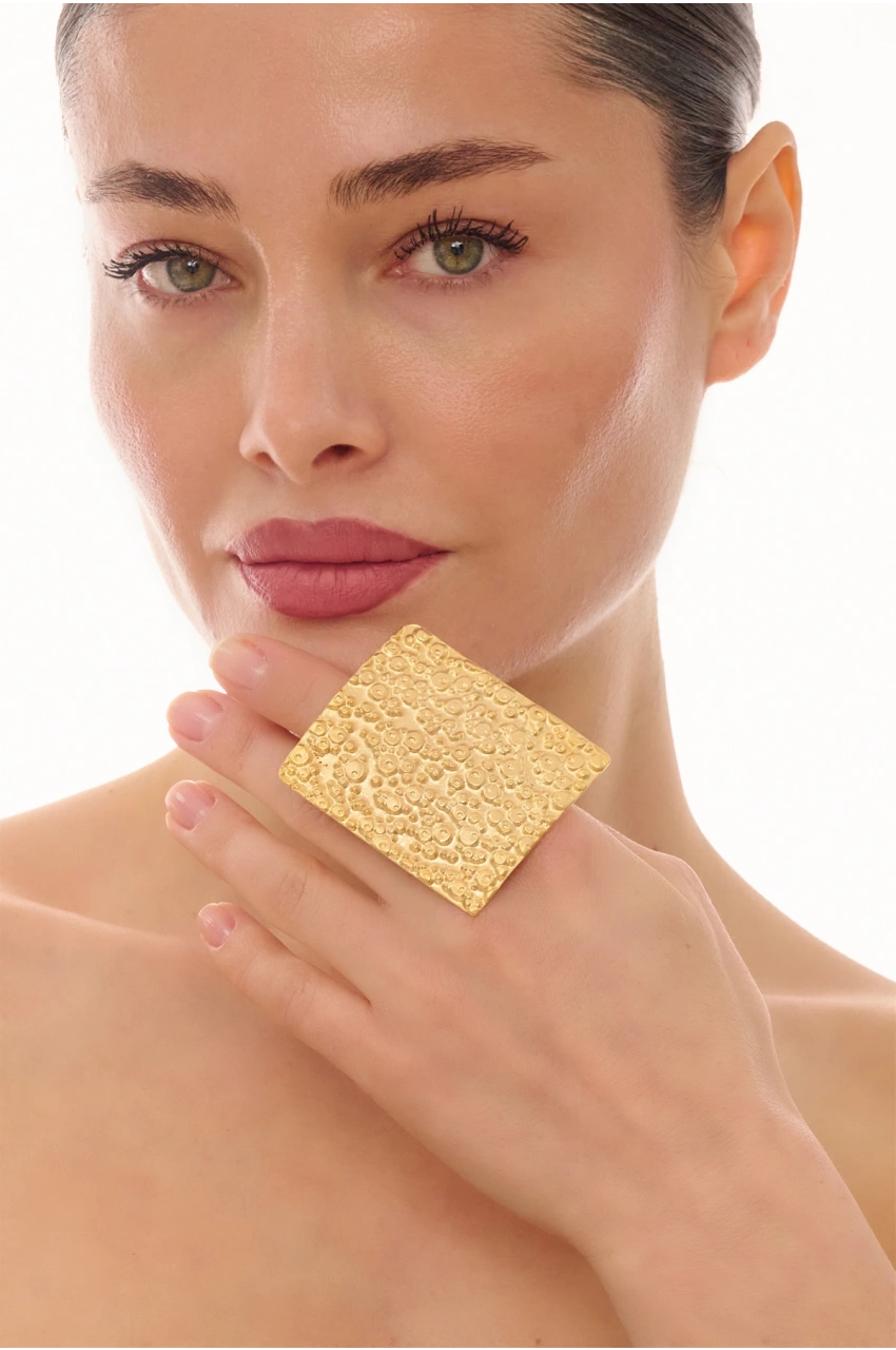 Kiraz Gold Plated Ring