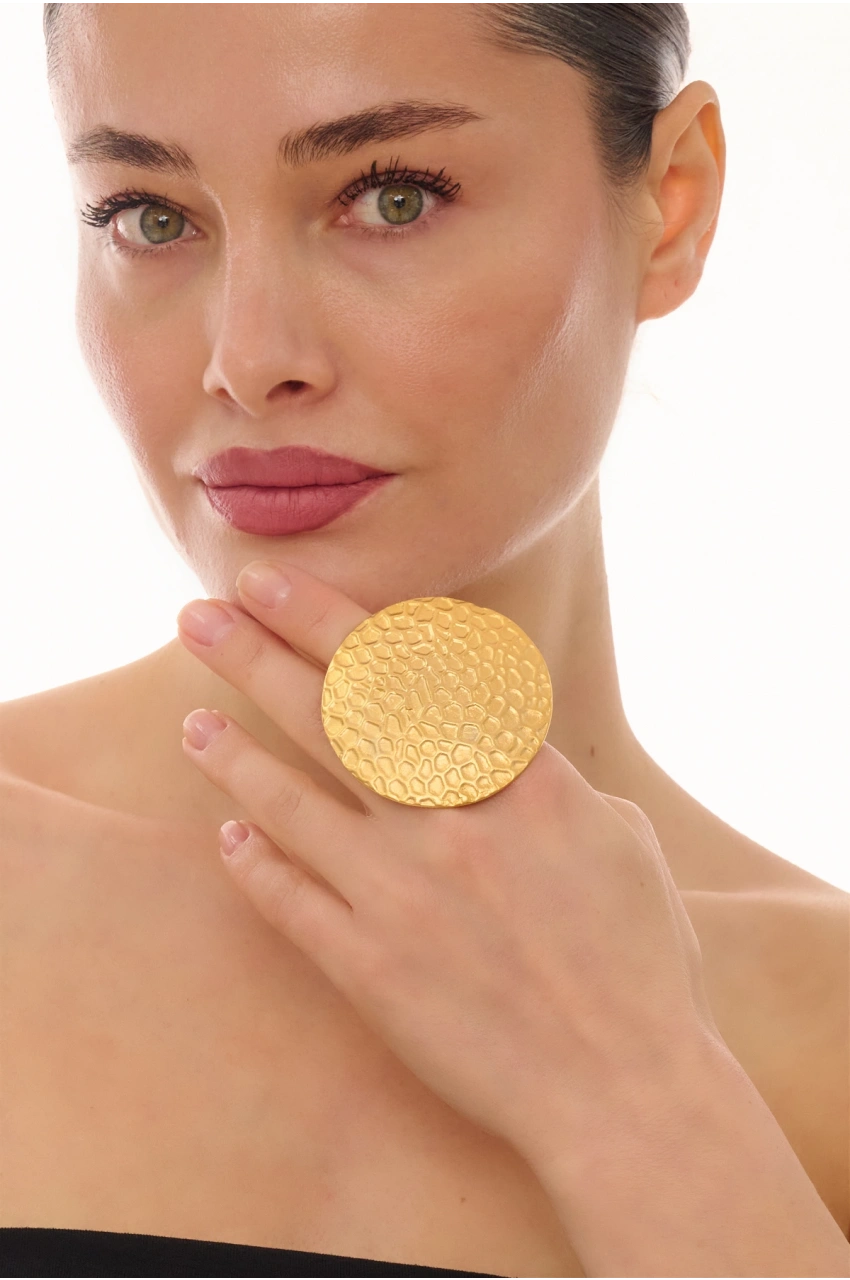 Kiraz Gold Plated Ring