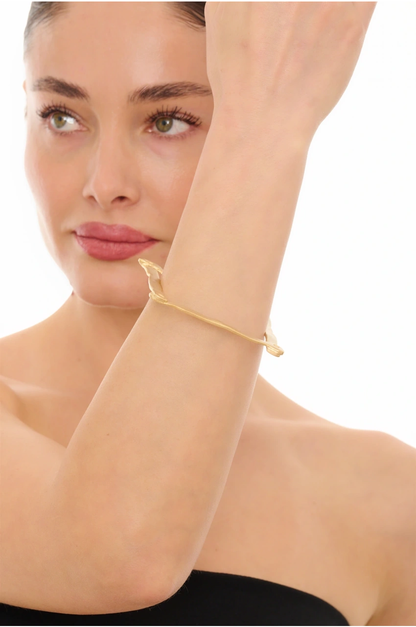 Kiraz Gold Plated Square Bracelet
