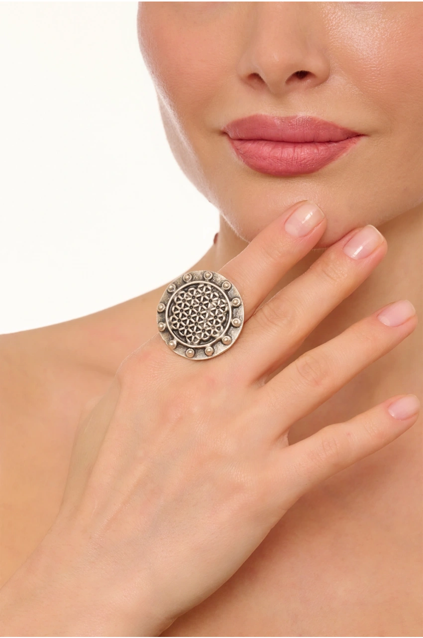 Kiraz Silver Plated Ring