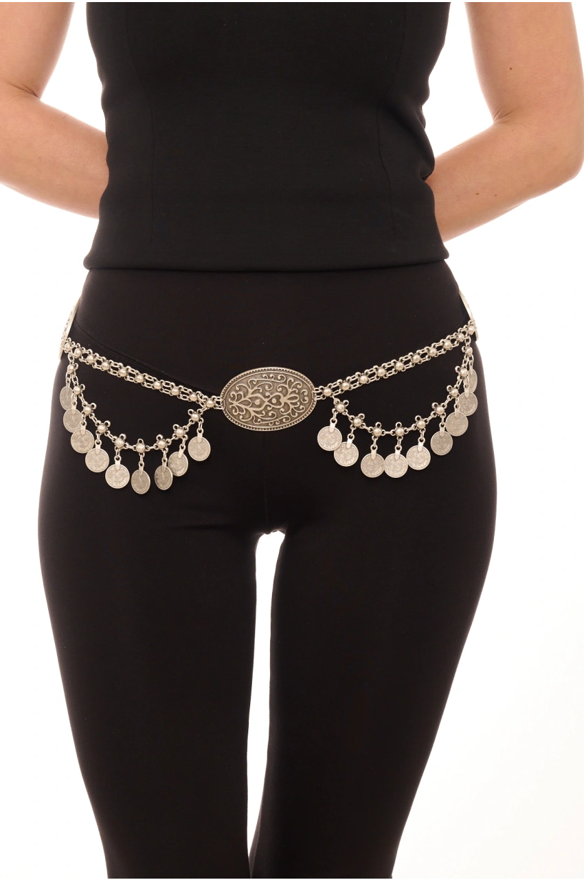 Kiraz Silver Plated Belt