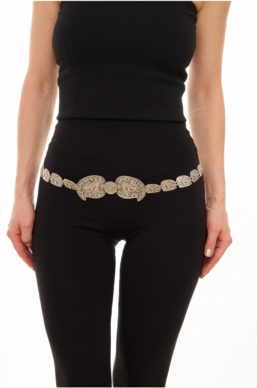 Kiraz Silver Plated Belt