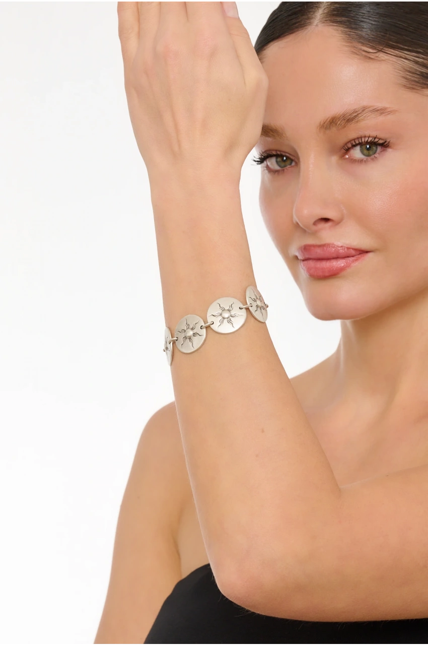 Kiraz Silver Plated Bracelet