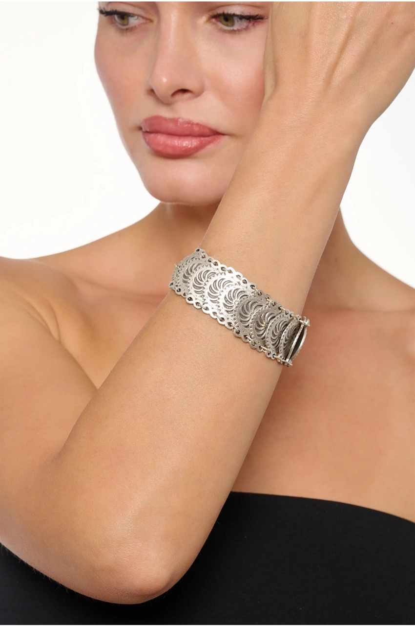 Kiraz Silver Plated Bracelet
