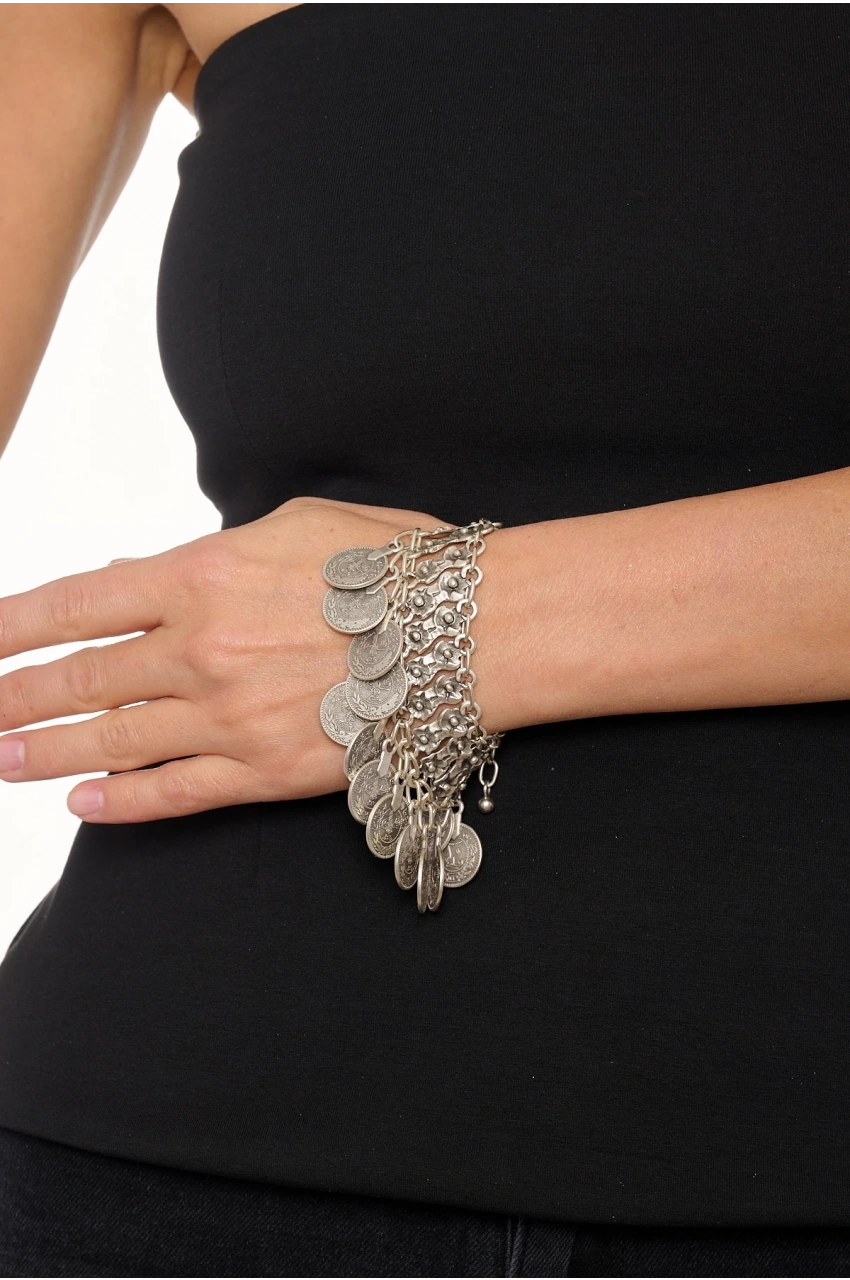 Kiraz Silver Plated Bracelet
