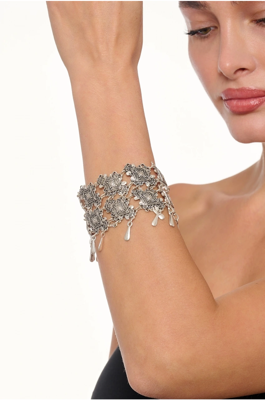Kiraz Silver Plated Bracelet