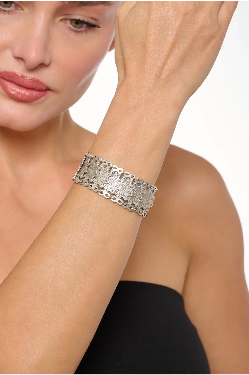 Kiraz Silver Plated Bracelet