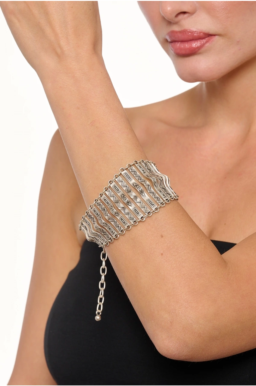 Kiraz Silver Plated Bracelet