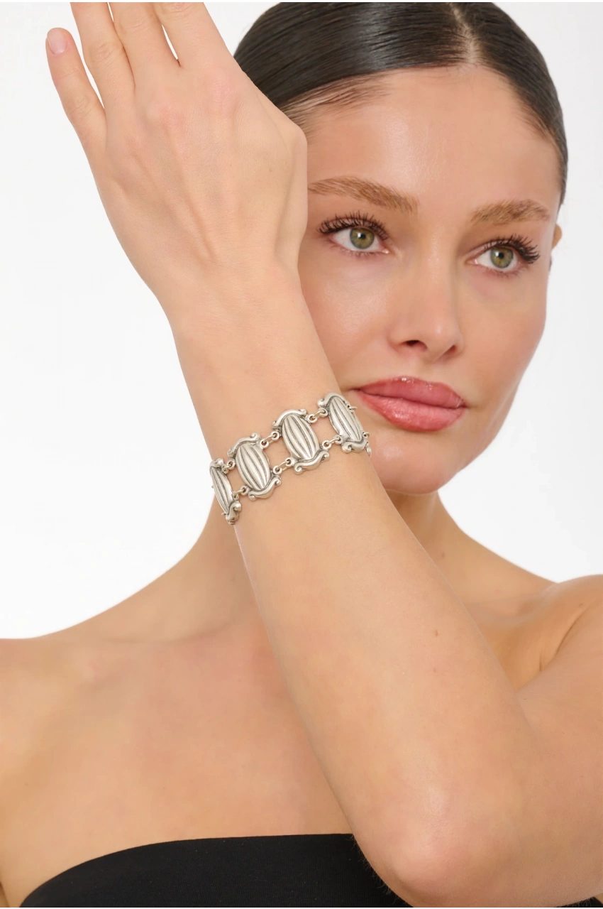 Kiraz Silver Plated Bracelet