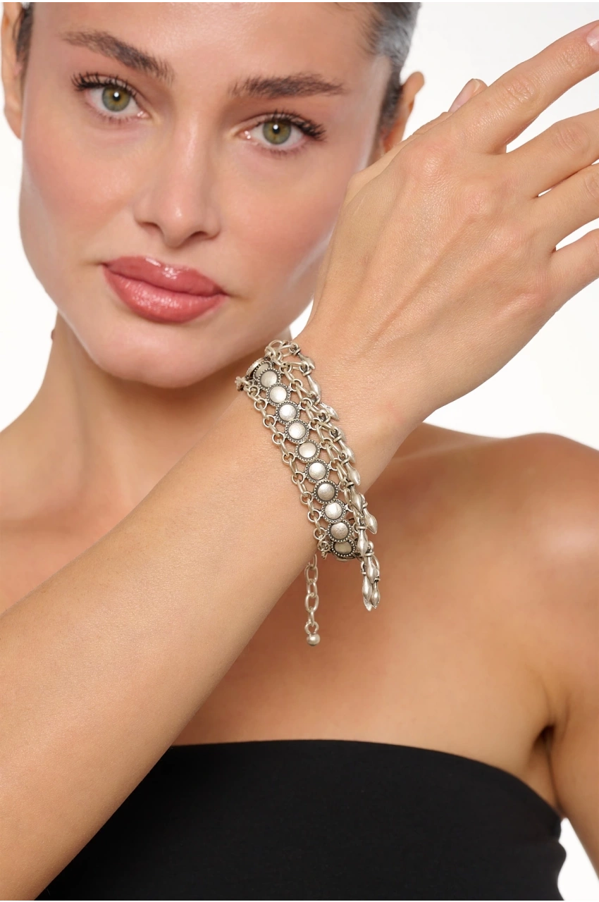 Kiraz Silver Plated Bracelet