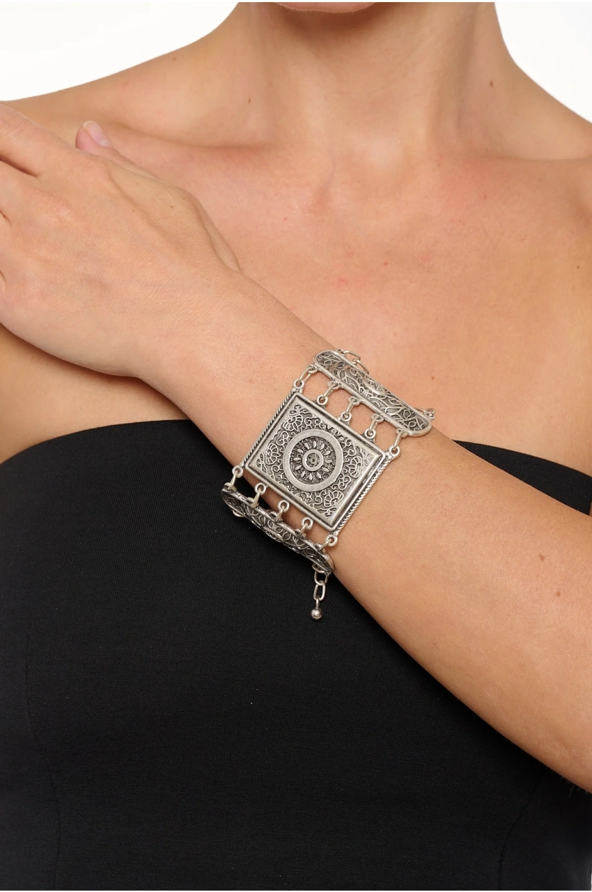 Kiraz Silver Plated Bracelet
