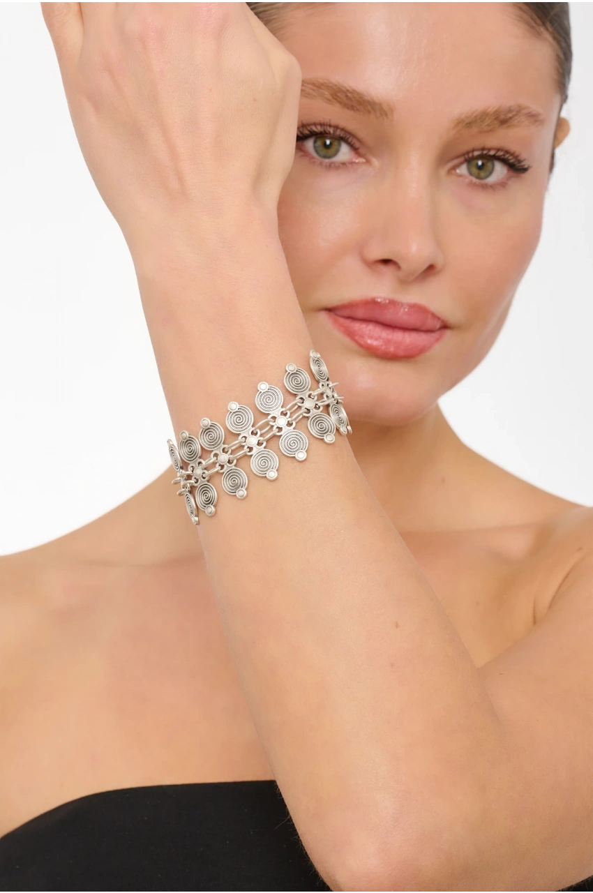 Kiraz Silver Plated Bracelet