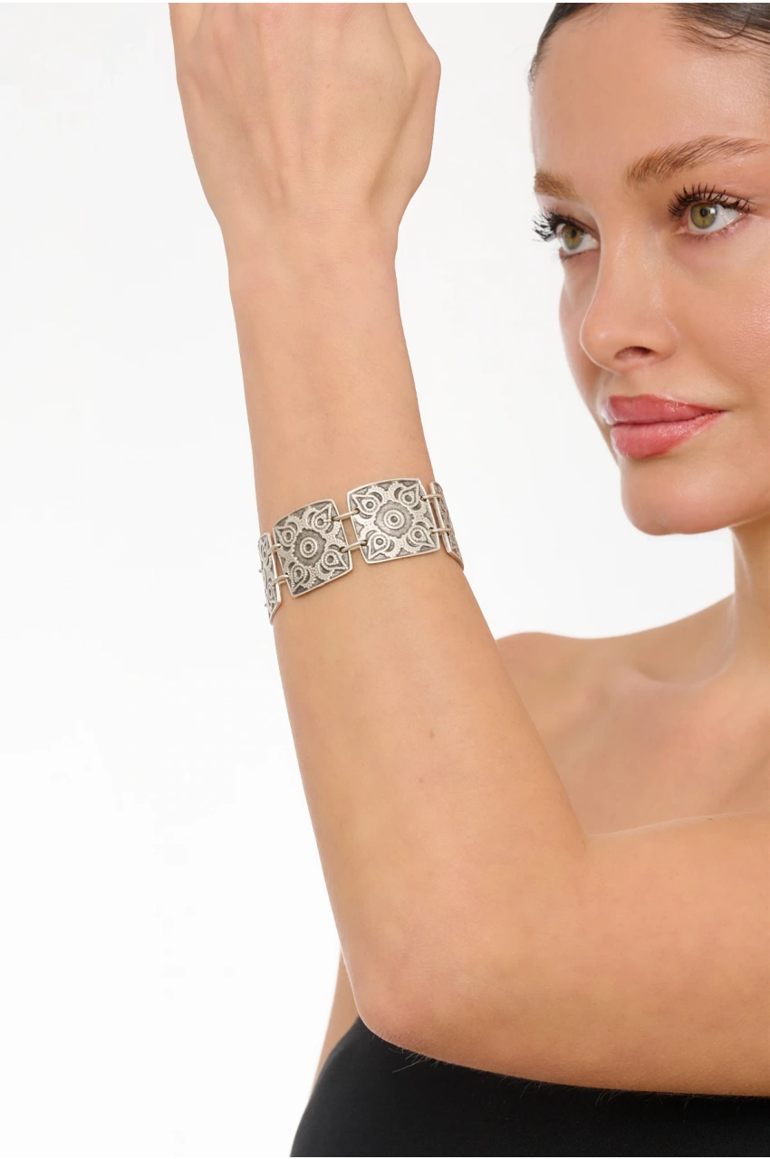 Kiraz Silver Plated Bracelet