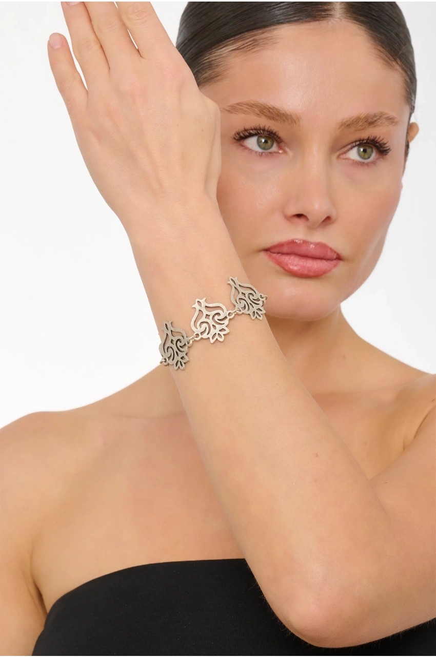 Kiraz Silver Plated Bracelet