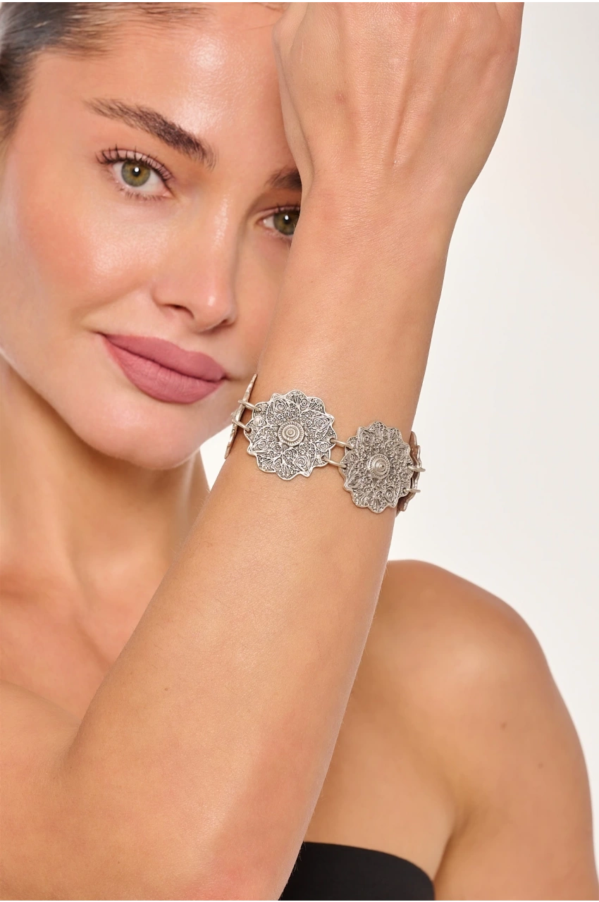 Kiraz Silver Plated Bracelet