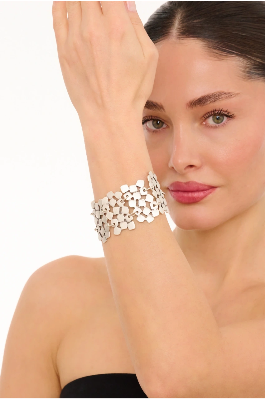 Kiraz Silver Plated Bracelet