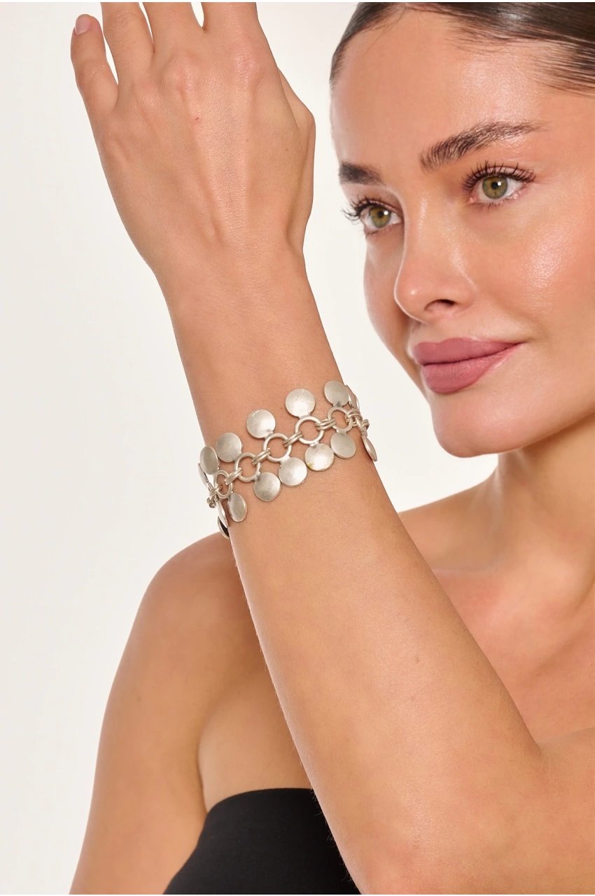 Kiraz Silver Plated Bracelet