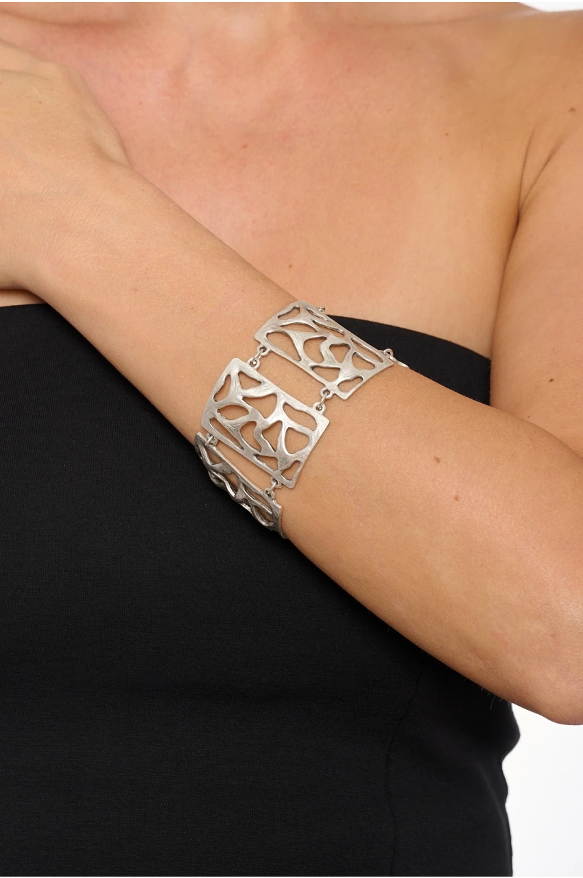 Kiraz Silver Plated Bracelet