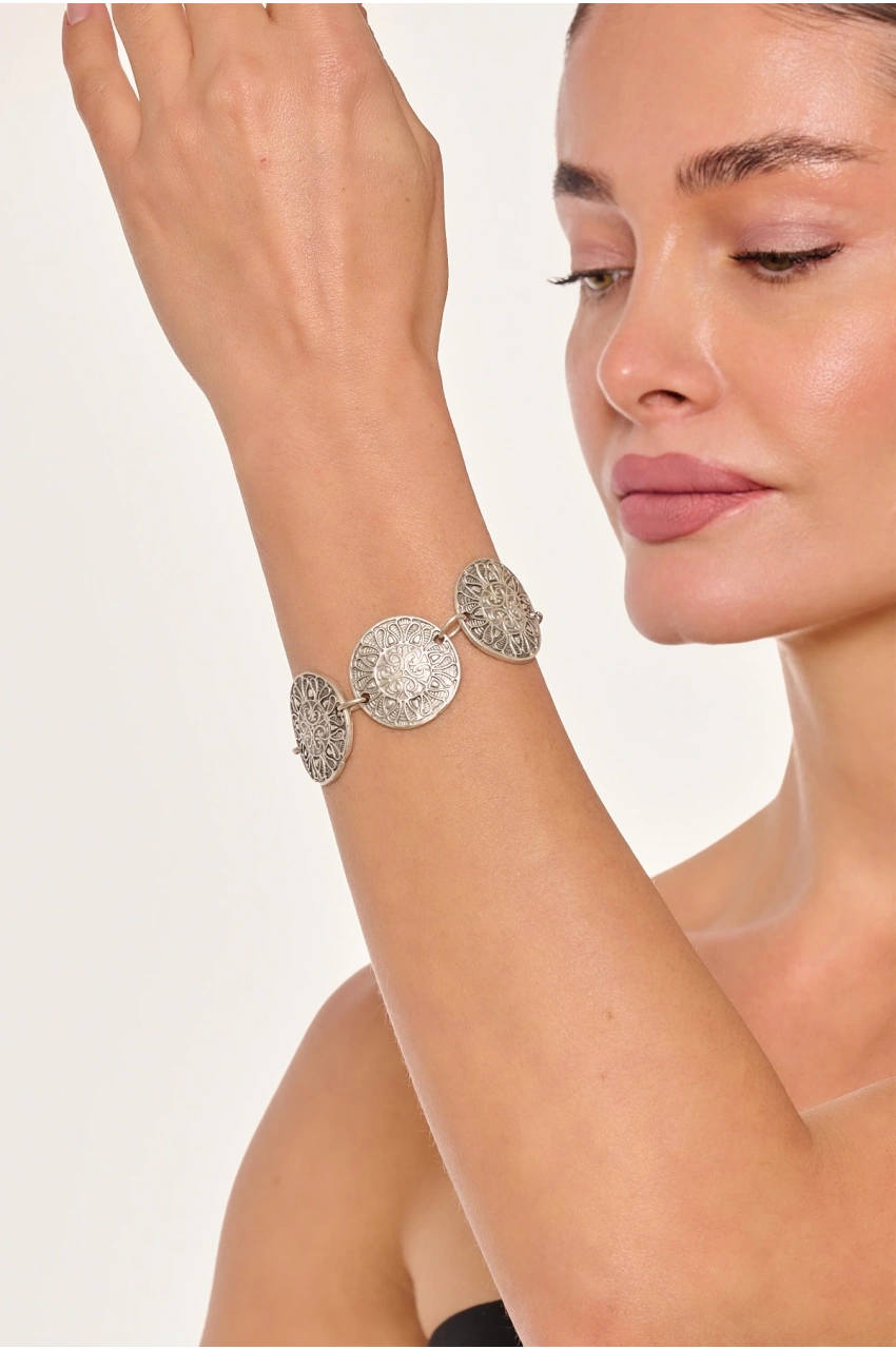 Kiraz Silver Plated Bracelet