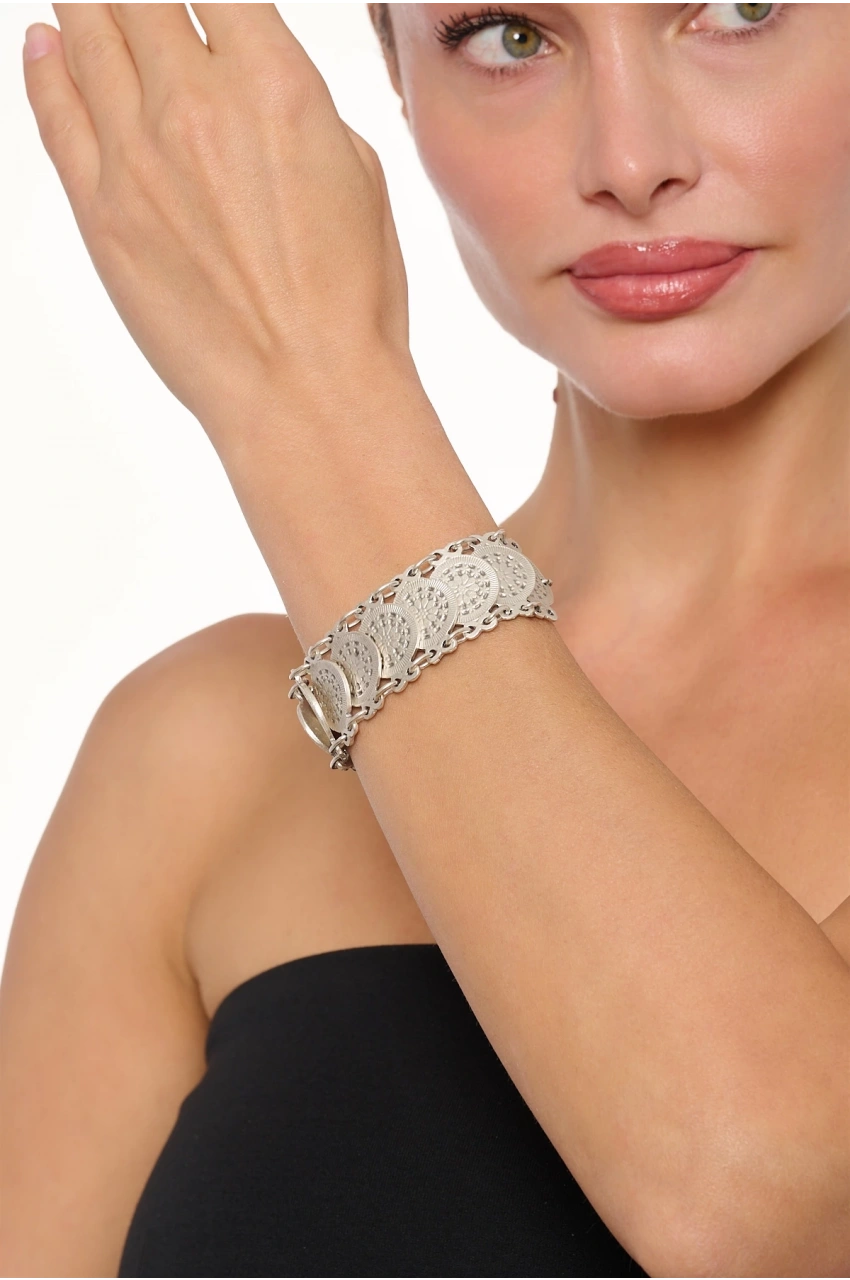 Kiraz Silver Plated Bracelet